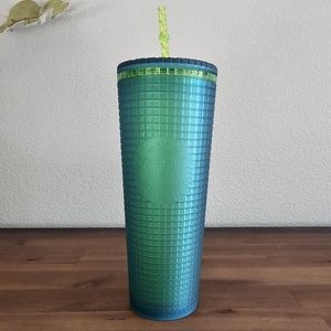 NWT Starbucks Mountain Dew Jelly Grid Venti Tumbler